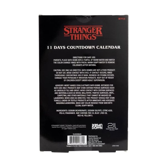 Stranger Things Bath Bombs Countdown Calendar - Picture 2 of 7
